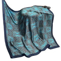 XL 43 Inch Extra Large Square Scarf Fashion Scarves Silk Feeling Hair Scarf Wrapping Scarfs Night Sleeping Headscarf - color: Ba103