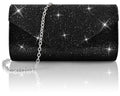 PACETAP Rhinestone Clutch Purses for Women, Sparkly Glitter Evening Bags Handbag Crossbody Bag for 1920s Party Wedding Engagement Prom(Black) - color: Rhinestone Black