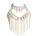 Women's Sexy Suit Body Chain - color: Gold Color-A-Bra chain -3