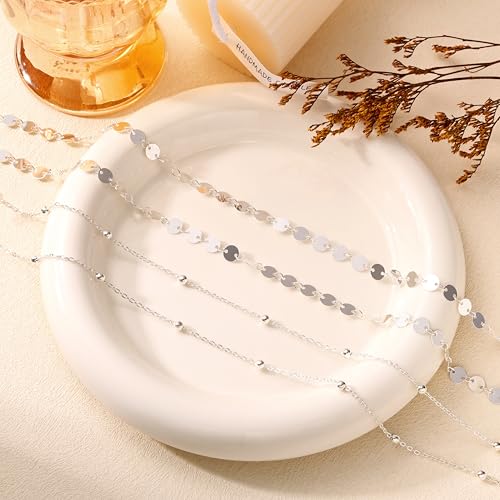 HERSIN Waist Chain for Women, 14k Gold/Silver Plated Dainty Waist Chain Cute Body Chain Gold Chain Belt for Womens Belly Chain Beach Accessories for Womens Summer Jewelry for Women Gifts - style: coinbead-SL