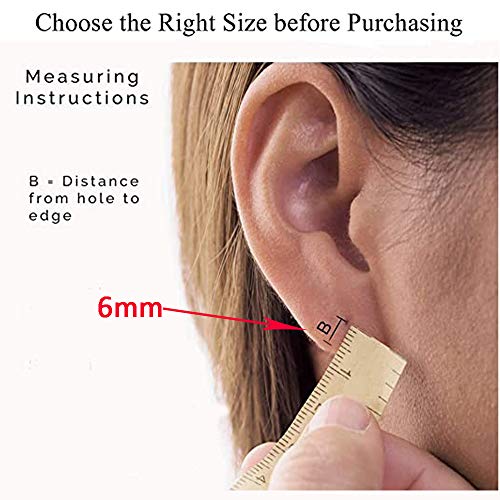 316L Surgical Stainless Steel Huggie Hoop Earrings 6mm 8mm 10mm 11mm 12mm 14mm Hypoallergenic Earrings Hoop Cartilage Helix Lobes Hinged Sleeper Earrings For Men Women - style: A02:6mm Silver(THK 2.0mm)