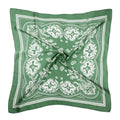 DOOBO Satin Head Scarf - 27.5 Inches Silk Bandana Hair Wrap Square Scarf for Women & Girls - color: Green