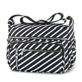 NPBAG Crossbody Bag for Women, Shoulder Purse Handbag Messenger Bag, Trendy Pocketbooks, Waterproof and Multi-Pockets - color: Diagonal Stripes