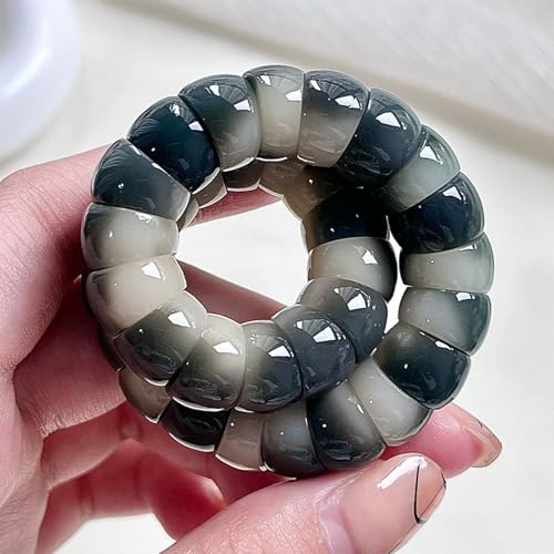 Fidget Bracelet Natural Bodhi Seeds Beaded Bracelets Zen Fidget Stretch Bracelets Alleviate Anxiety Stress Protection Healing Bodhi Jewelry Gifts for Women Men - color: A7:Fidget Bracelet