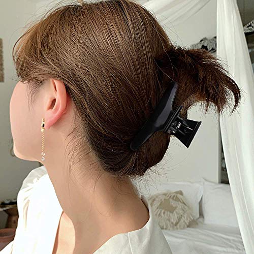 Ondder Hair Clips for Styling, Cutting, Coloring - Butterfly Claw Clamps and Sectioning Clips for Salon and Home Use - Hair Accessories for Women and Girls in Black, Blue, and Orange - color: Black & Blue & Orange