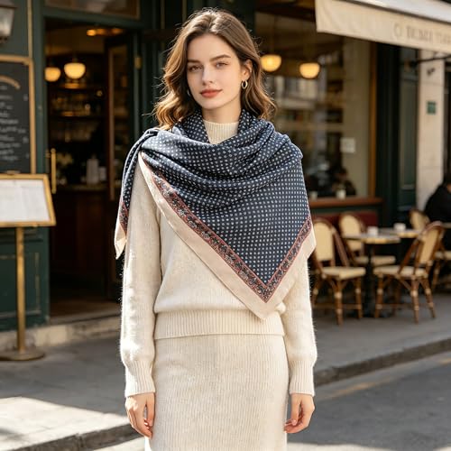 41" Large Square Scarf Hairscarf Fashion Scarves Hair Wrapping Scarfs Night Sleeping Headscarf for Women B06 - color: B0622