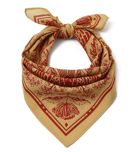 21"x21" Soft Cotton Bandana for Men and Women Unisex Head Wrap Scarf Headband Face Mask for Outdoor - color: Qm2-freebird