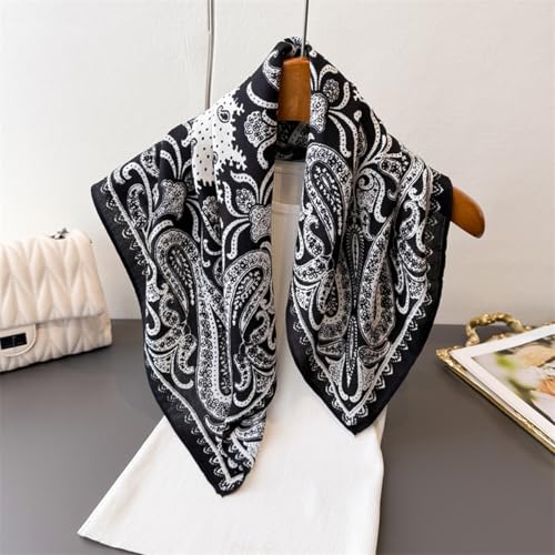 K-Elewon Women Medium Square Scarf Head Scarf Neck Scarf Hair Scarf Head Sleeping Wraps Bandana Scarfs for Women - color: V16
