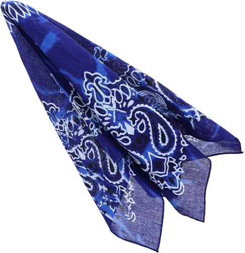 Motique Accessories Modern Tie Dye Bandana - color: Blue