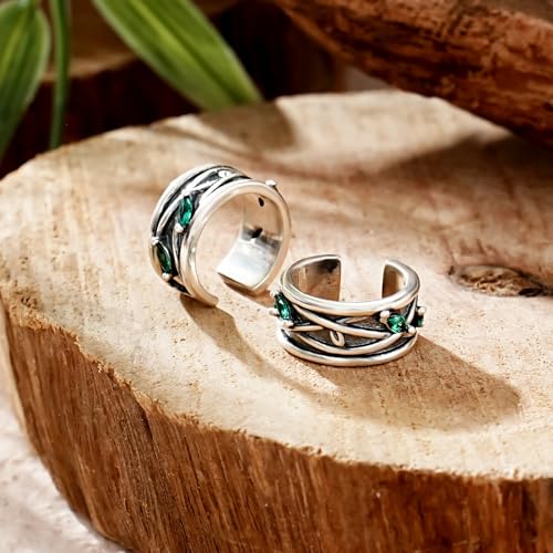Cuff Earrings 925 Sterling Silver Ear Cuff Earrings Non-Piercing Fake Helix Cartilage Cuff Earrings Various Styles Ear Cuffs Fine Jewelry for Women - color: 2#leave earcuff