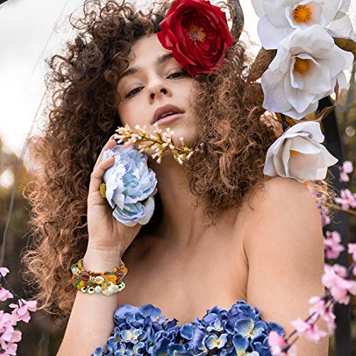 Bohemian Bracelet Sets for Women - 6 Sets Stackable Stretch Bracelets Multi-color Boho Jewelry for Women Hippie Bracelets Dainty Jewelry - color: Bohemian stackable bracelet