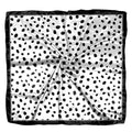 Scarf Silk Feeling Square Satin Head Hair Scarf Wrap 27.5 Inches Headwear Aesthetic Cute Decoration Women Girls - color: V-8-speckle