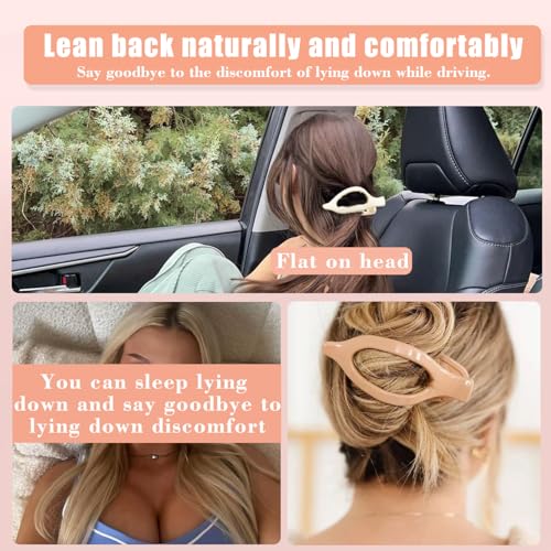 Flat Hair Clips, 9 PCS 4.7 Inch Large Side Slide Volume Duckbill Clips for Women & Girls, Internal Tooth Design, Strong Hold Matte Hair Clips for Thick Hair & Thin Hair,French Concord Clip - color: Multicolour