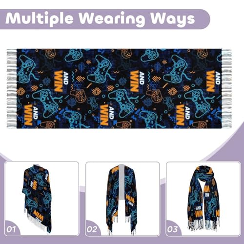 Scarfs for Women Fall Winter Scarves Shawls and Wraps for Evening Dresses - color: Design20