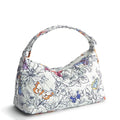 Vera Bradley Women's Premium Cotton Roxbury Crescent Shoulder Bag - color: Wing + Bloom