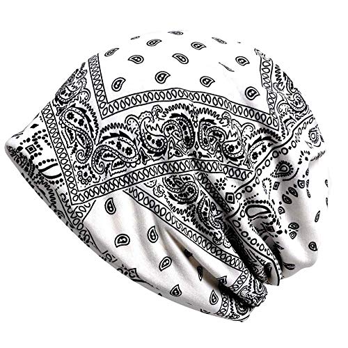 Women's Baggy Slouchy Beanie Chemo Hat Cap Scarf - color: 2 Pack-a
