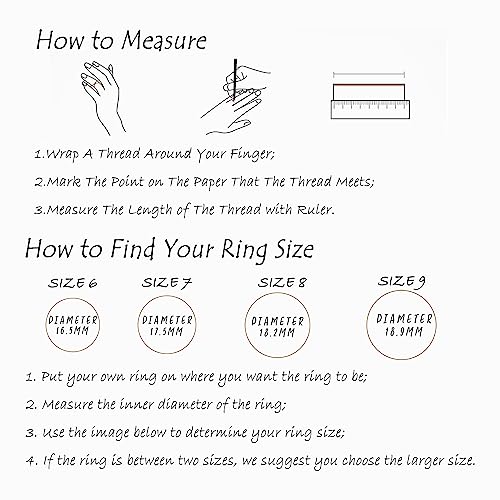 Gold Silver Rings Set for Women Chunky Statement Rings ZC Dome Evil Eye Croissant ring Thick 18K Gold Plated Band Rings - color: flat dome, size: 9