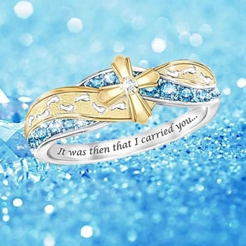 Cross Ring for Women Gold and Silver Cross Ring Rhinestone Boho Statement Fashion Jewelry Rings Anniversary Birthday Gifts for Women
