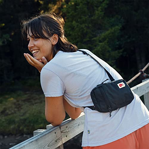 Fjällräven High Coast Pocket Crossbody - Water-Resistant Fabric, Compact Storage, Lightweight Carry - Travel - color: Black