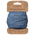 Karma Blue Basket Weave Headband for Women - Medium - Fabric Headband and Stretchy Hair Scarf - Blue - color: Blue Basket Weave, size: 1 Count (Pack of 1)
