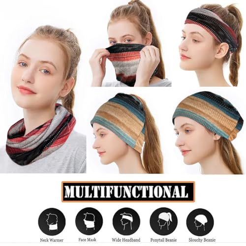 Women's Slouchy Beanie Cap Chemo Headwear Hats Scarf - color: B - Red Khaki