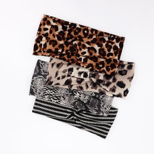 DRESHOW 8 Pack Headbands for Women Yoga Knotted Headbands Elastic Criss Cross Hair Accessories Sports Head Wrap Non Slip - color: 8 Pack Fashion Leader A