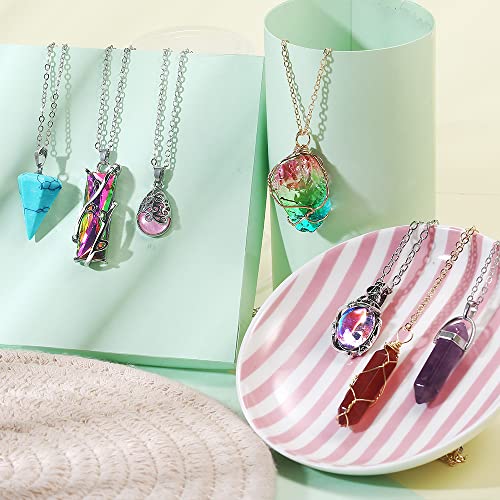 Vintage Crystal Pendant Necklaces for Women Chakra Healing Carnelian Necklace Bohemian Retro Sunflower Necklace Sun and Moon Pendants