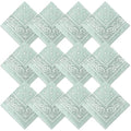 Suhine 12 Pcs Bandanas Bulk for Women Men 22 x 22 Inch Paisley Headband Cowboy Handkerchief Summer Beach Party Costume - color: Gray Green