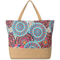 Trifabricy Beach Bag for Women, Large Beach Tote Bags with Zipper, Woven Straw Tote Waterproof, Swim Gym Shopping Travel Bag - color: Bohemia