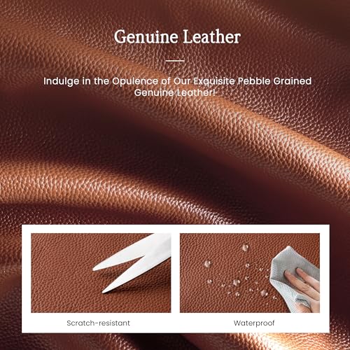 Genuine Leather Hobo Crossbody Bag for Women, Soft Real Leather Bucket, Shoulder Handbag Purse with 2 Removable Strap - color: Dark Brown
