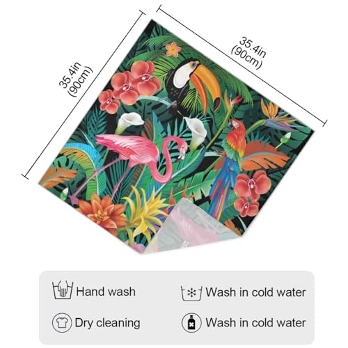 Silk Scarf Women Silk Neckerchief Sleep Wrap Head Scarf Square Headwear Lady Aesthetic Accessory 35.4 * 35.4in - color: Color8
