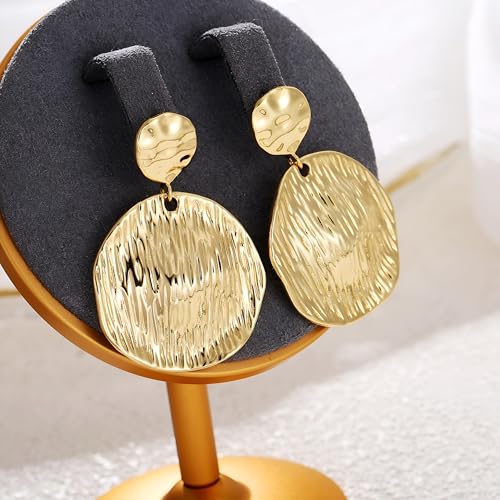 Gold/Silver Shell Dangle Earrings for Women Seashell Drop Dangle Earrings Ocean Beach Earrings Summer Jewelry - color: F