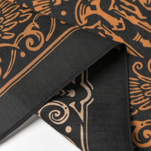 22"x22" Multi-Purpose 100% Cotton Bandana Face Mask(3-Pack) - color: Modern Assorted
