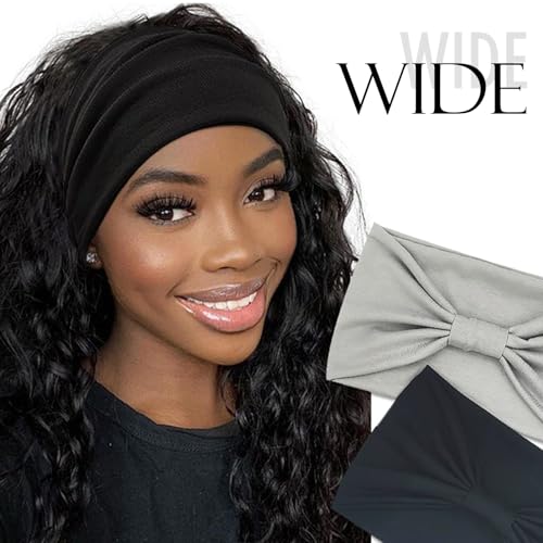 IVARYSS Wide Headbands for Women, Knotted Head Wraps Turbans, Large African Style Head Bands Hair Accessories, 6 Pack (Boho Set2) - color: Boho 2