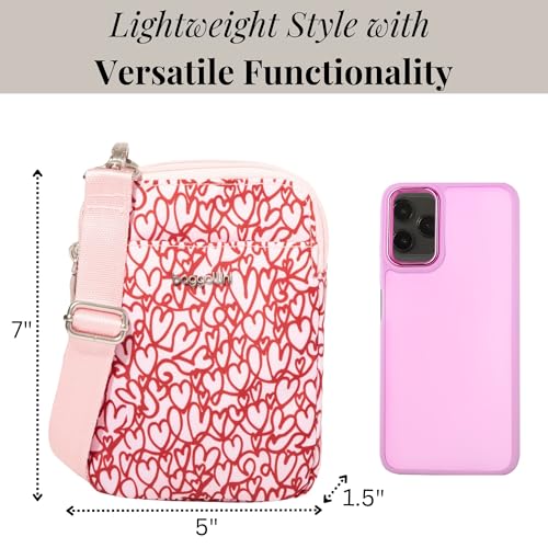 Baggallini Women's Modern Take Two Rfid Crossbody - color: Heart Print