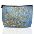 Blossoming Almond Tree Cosmetic Bag Flower Makeup Bags,Travel Make up Bags for Women Girls Cute Zipper Pouch Toiletry Organizer Bag Travel Essentials - color: Blossoming Almond Tree