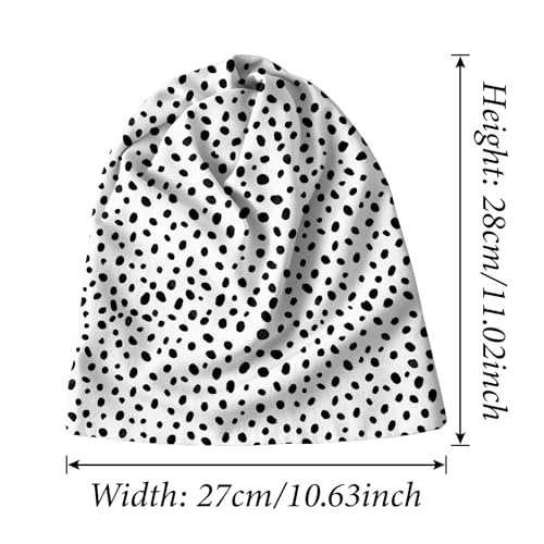 Chemo Caps Slouchy Beanie Hat Stretch Cancer Head Wraps Turban Sleep Headwear Scarf for Women Girls Men - color: I-13-spots