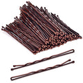 Large Bobby Pins Brown,MORGLES 2.75" Jumbo Hair Pins Brown Long bobby Pins for Thick Hair for Women Girls with Box-120 count - color: Brown