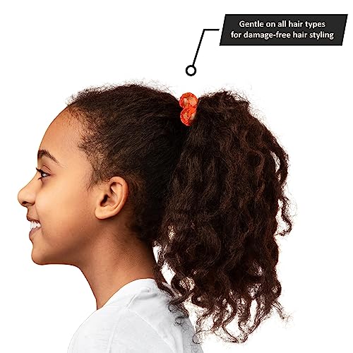 24pc Ponytailers Ponytail Balls Hair Elastics, 16mm-Value Pack | Diamond-Cut Gem-Shaped Bright Multicolored Twin Hair Beads Bauble Hair Ties Ponytail Holders, Toddler Kids Hair Ties,- Pack - color: FACETED