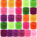 Jiuguva 26 Pcs Neck Gaiter Men Face Mask Headband Boho Head Wrap Headwear Bulk Hiking Seamless Neck Scarf Skull Bandana Women - color: Light Color, style: Basic Style