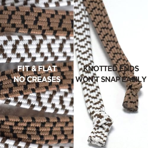 HAVHAF Knotted Mens Hair Ties For Men 8pcs (Thin, Woody) - No damage Crease Breakage Man Bun Hair Tie Men with Long Hair For Curly Thick Elastic Hair Ties For Guys | Perfect hairtie For Man - color: Woody