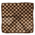 Scarf Silk Feeling Square Satin Head Hair Scarf Wrap 27.5 Inches Headwear Aesthetic Cute Decoration Women Girls - color: V-1-brown