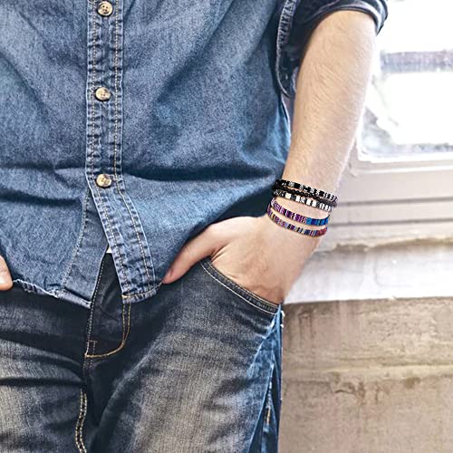 Beach Bracelet Set for Men and Women, Surfer Men Bracelet, Braided Boho Summer Bracelets Adjustable Men's Bracelet Handmade Women Bracelet String Rope Ankle Bracelets Birthday Gift - style: 5pcs boho bracelet