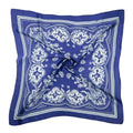 DOOBO Satin Head Scarf - 27.5 Inches Silk Bandana Hair Wrap Square Scarf for Women & Girls - color: Blue