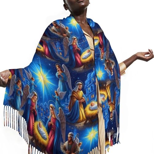 Scarfs for Women Fall Winter Scarves Shawls and Wraps for Evening Dresses - color: Design4