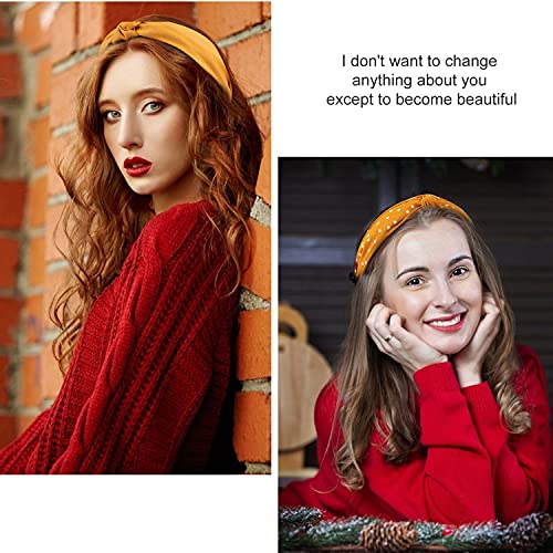 VELSCRUN Headbands for Women 12 Pack Head Bands Womens Hair Knotted Headband for Women Knot Head Bands Womens Hairbands Elastic Turban Boho Bandeau Hair Fashion Headbands for Washing Face - color: headbands 06