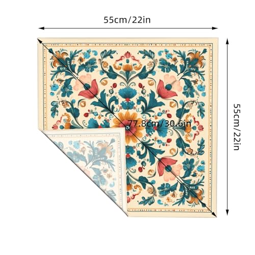 Head Scarf Hair Neck Scarves for Women Fashion Silk Satin Purse Bag Scarfs Handbags Bandana Neckerchief - color: Floral Flower Bohemian