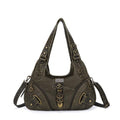 Angelkiss Hobo Purses and handbags for Women Satchel Handbag Women Purses Large Daily Shoulder Bags | Purses - color: 801green