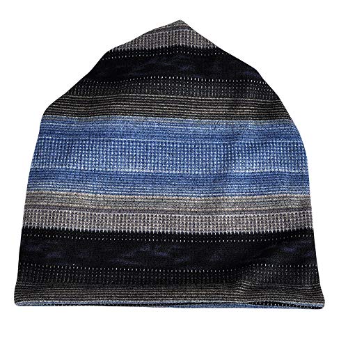 Women's Baggy Slouchy Beanie Chemo Hat Cap Scarf - color: 2 Pack-multicolor a