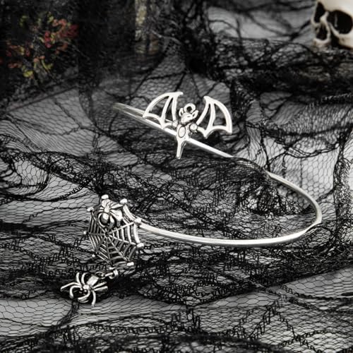 Arm Cuff for Women Gold Upper Arm Bracelet Minimalist Adjustable Cuffs Bangle Punk Dress Jewelry - style: Spider